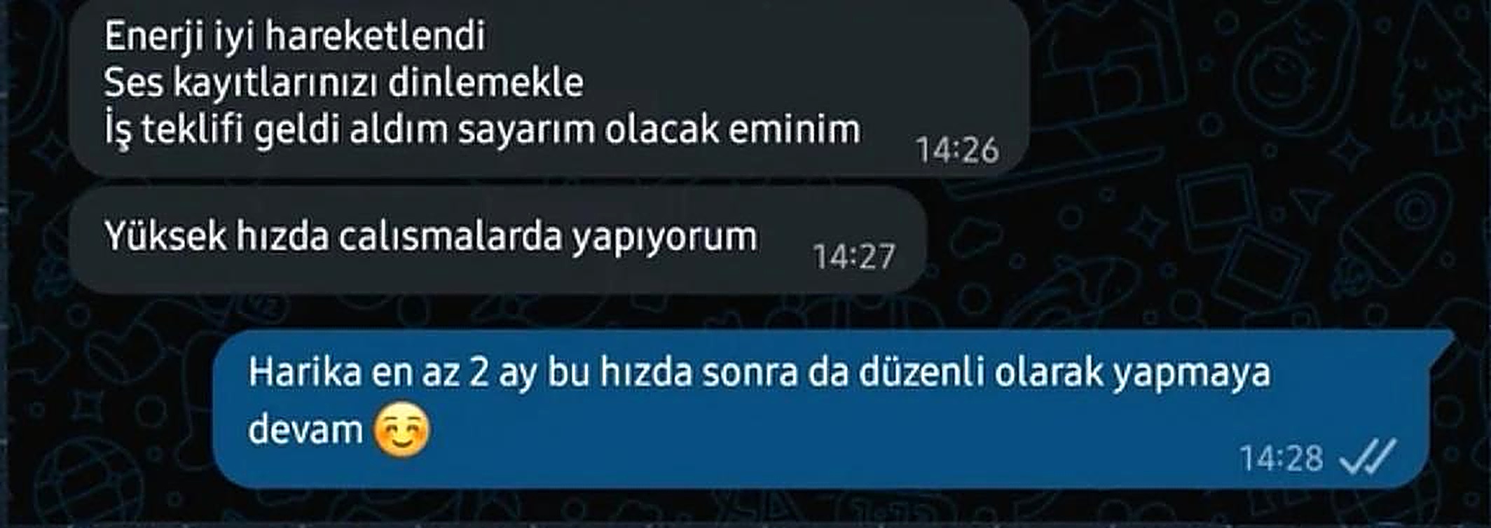 Katılımcı mesajı 6